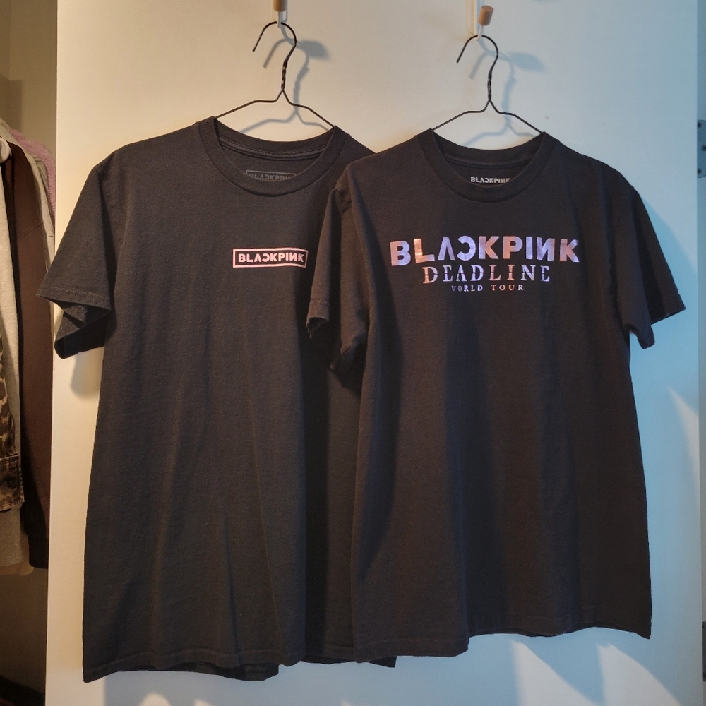 Blackpink Bundle Tshirts Med Deadline and Born Pink official tour merch